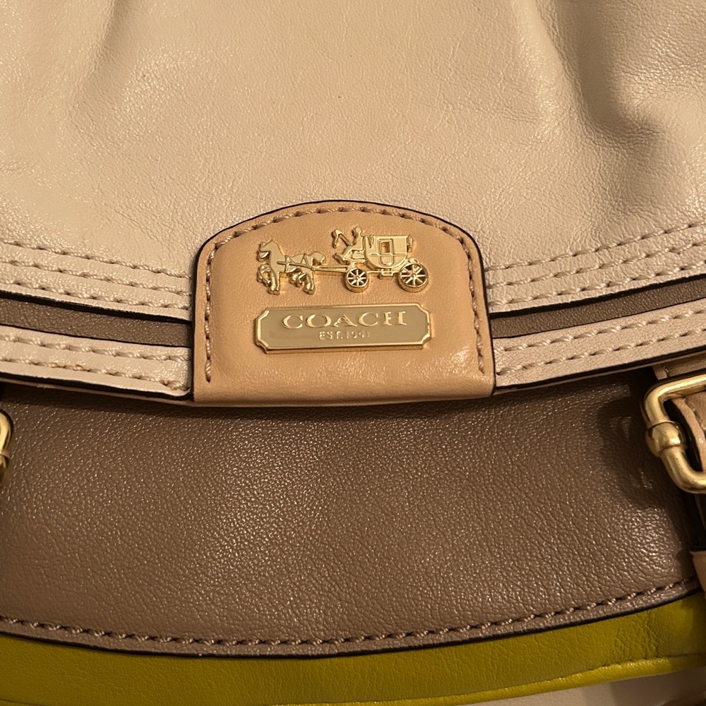 EUC Coach Madison Annabelle Color Block Crossbody Bag - Picture 2 of 7